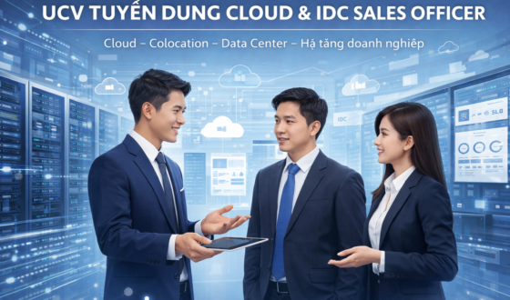 UCV Tuyển dụng Nhân viên Kinh doanh dịch vụ Cloud & IDC (Cloud & IDC Sales Officer)